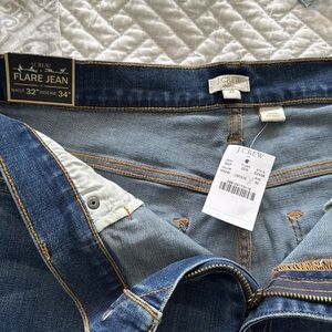 NWT JCrew Women's Flare Jeans Size 32, 34 in. inseam